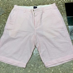 Light Pink and White Striped J.Crew Shorts